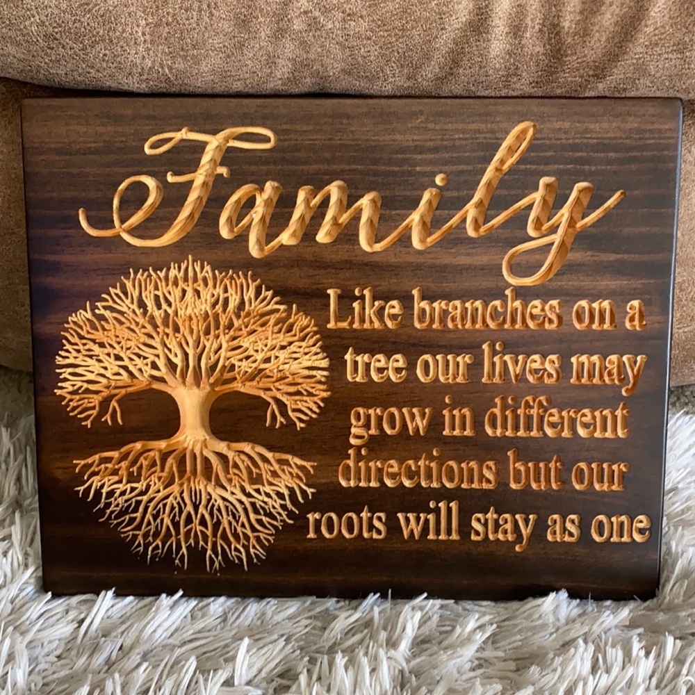Family wall sign